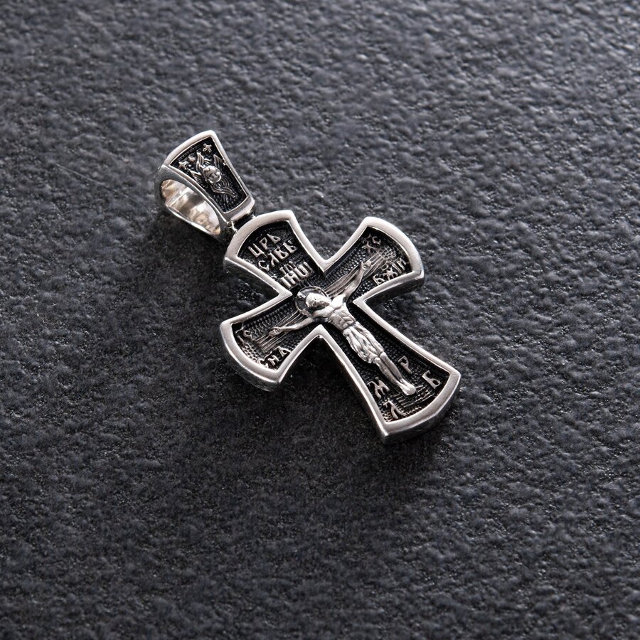 Срібний хрест (чорніння) 132568