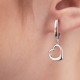 Сережки "Сердечки" у сріблі 123259