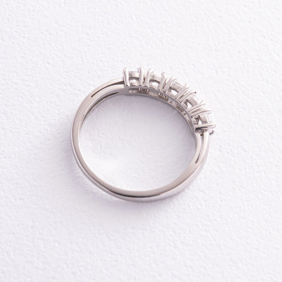 Серебряное кольцо с фианитами 1008