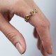 Кольцо "Helen" в желтом золоте к08392