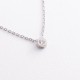 Серебряное колье с фианитом 908-00971