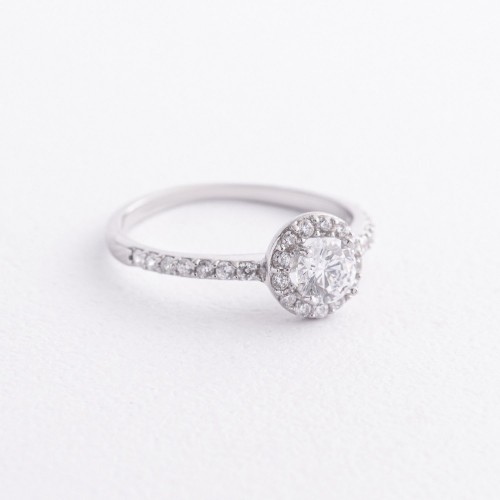 Серебряное кольцо с фианитами 901-00182
