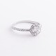 Серебряное кольцо с фианитами 901-00182