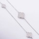 Серебряное колье с фианитами 18220