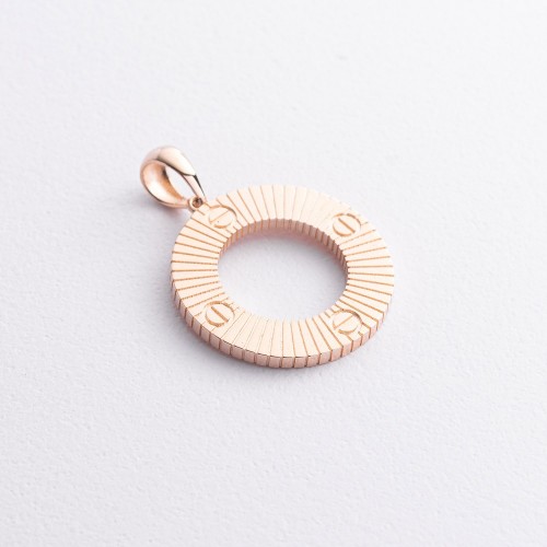 Золотий кулон "Love" п04095