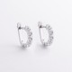 Серебряные серьги с фианитами 2580/1р-CZ