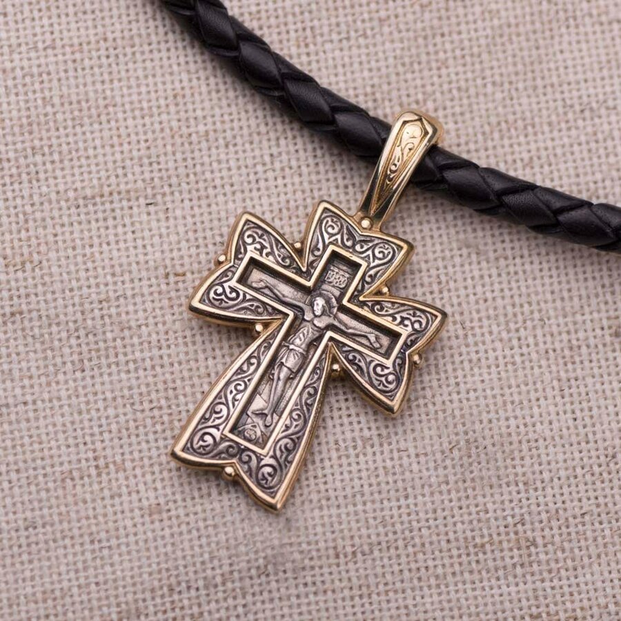 Православний хрест (чорніння, позолота) 131458