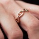 Кольцо "Helen" в красном золоте к08390