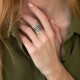 Серебряное кольцо "Змея" 112663