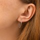 Серебряные серьги - пусеты "Цепочка" 902-01346