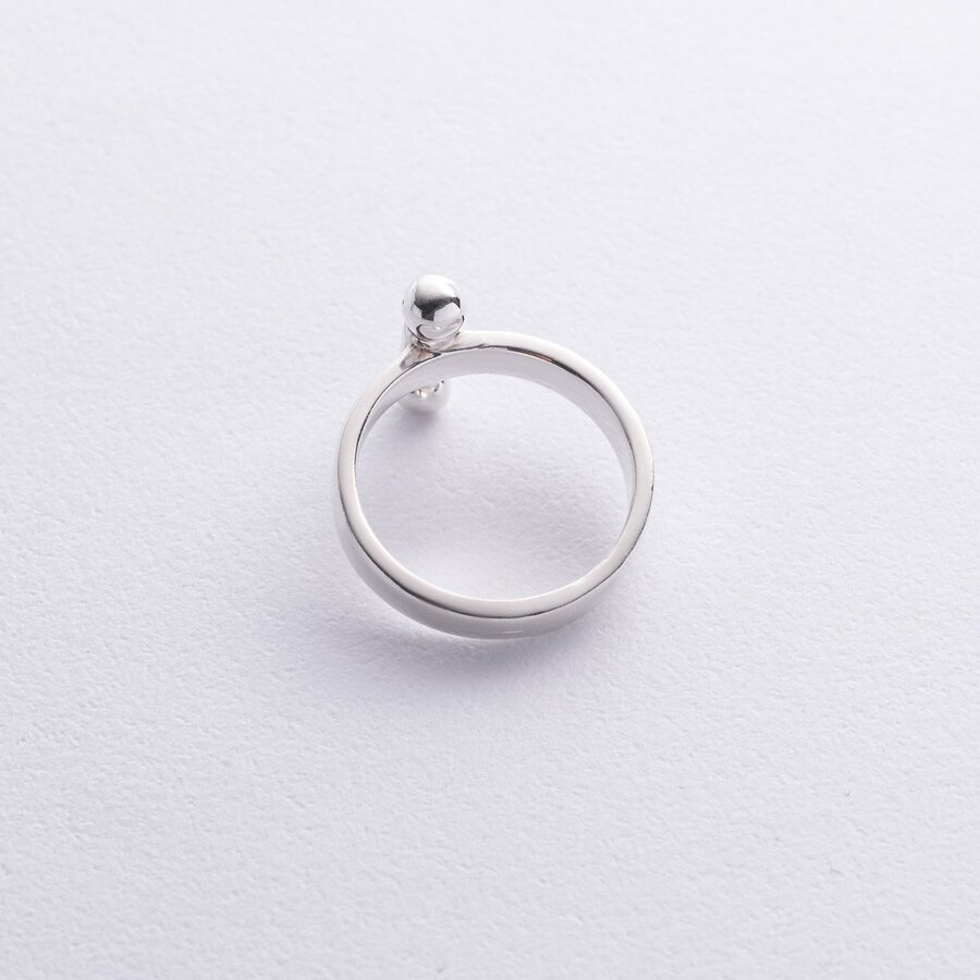 Серебряное кольцо "Новый стиль" 112597
