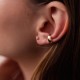 Сережка - каффа в жовтому золоті с06377