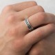 Серебряное кольцо Соломона "Все пройдет. И это пройдет. Ничего не пройдет" (на укр. языке) 1162