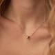 Золоте кольє з сердечком кол01339