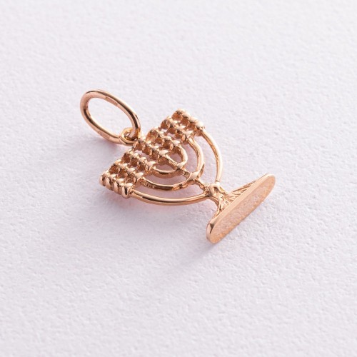 Золота підвіска "Менора" п00117