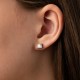 Серебряные серьги - пусеты с фианитами 2681/1р-CZ