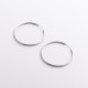 Сережки - кільця у сріблі 123522