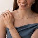 Колье "Amelia" в белом золоте кол02673