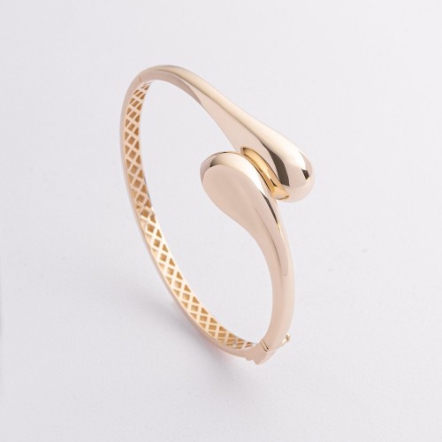 Жесткий браслет "Miriam" в желтом золоте б05767