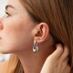 Сережки "Melaine" у білому золоті с09153