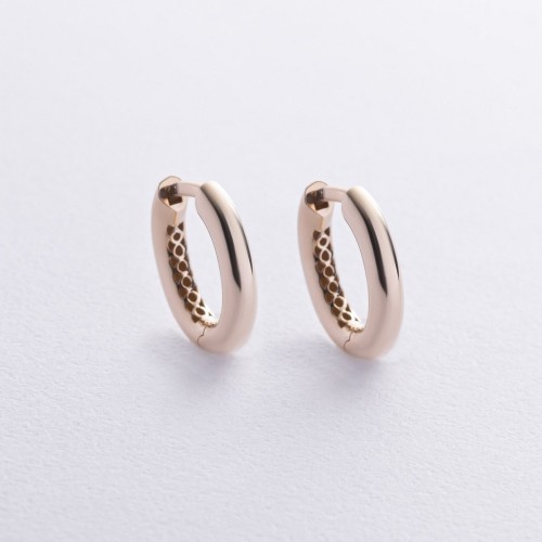 Сережки "Stella" у жовтому золоті с08867