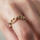 Кольцо "Helen" в желтом золоте к08392
