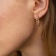 Золотые серьги "Анетт" с07414