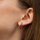 Сережки "Змії" у жовтому золоті с09466