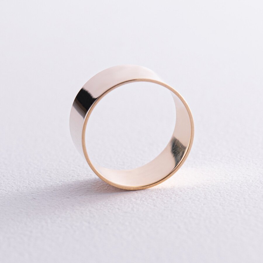 Золотое обручальное кольцо (возможна гравировка) обр00357ш10