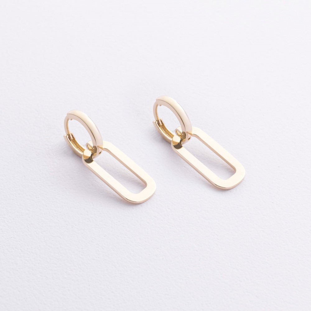 Сережки "Roxana" у жовтому золоті с09205 Сережки "Roxana" у жовтому золоті с09205