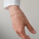 Браслет "Шарики" в желтом золоте б05594