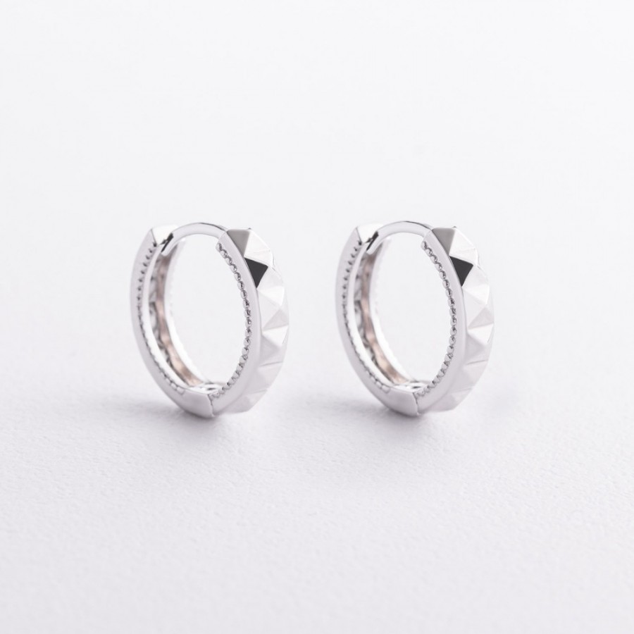 Серебряные серьги "Mona" 123524