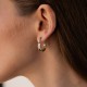 Сережки "Camilla" (жовте, біле золото) с09377