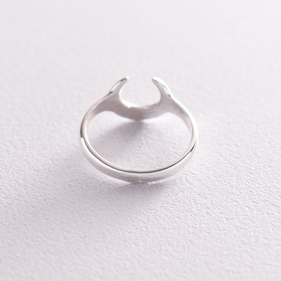 Серебряное кольцо "Лунница" 112566