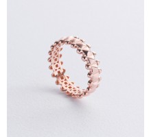 Каблучка "Teresa" у червоному золоті к08145