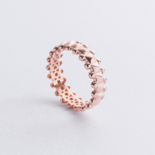 Каблучка "Teresa" у червоному золоті к08145