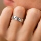 Серебряное кольцо "Chloe" 112812