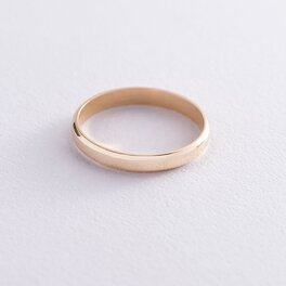 Золотое обручальное кольцо - классическое обр00248
