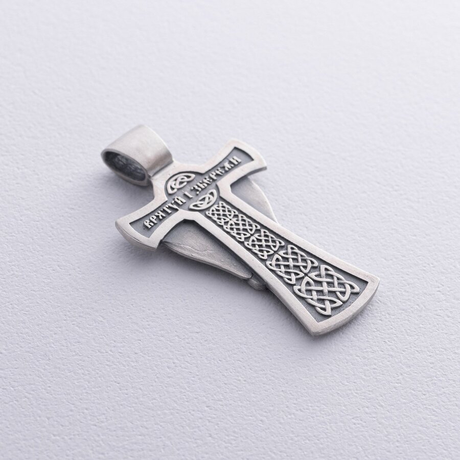 Православный крест "Ангел Хранитель. Спаси и Сохрани" (на укр. языке) 133242