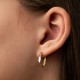 Серьги "Violet" в желтом золоте mini с09742
