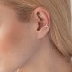 Серебряная серьга - каффа 123203