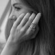 Серебряное кольцо "Micaela" 112780