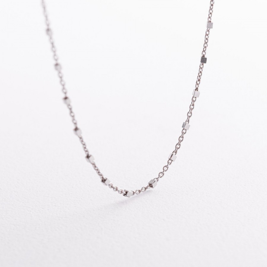 Серебряное колье "Кубики" 908-01596