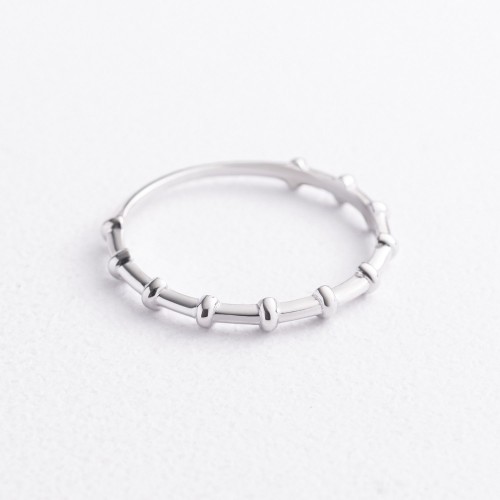 Кольцо "Milly" в белом золоте к08535