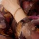 Браслет "Ланцюжок" у жовтому золоті б05641