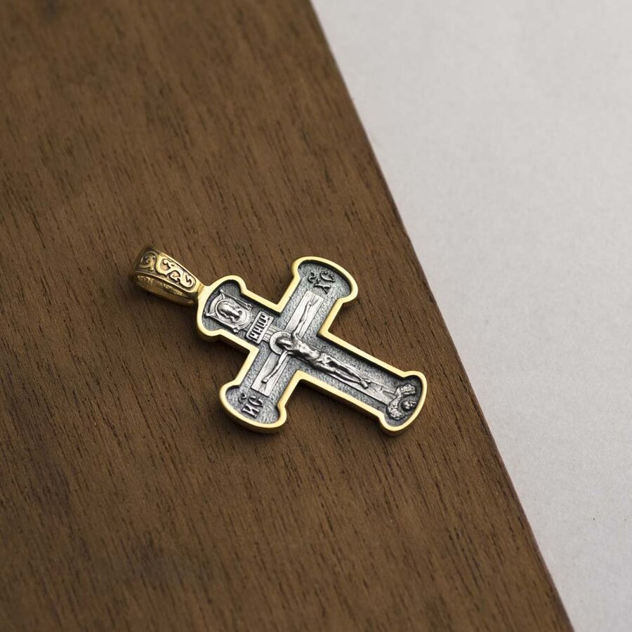 Православный крест (чернение, позолота) 132719