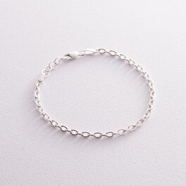 Срібний браслет (якірне плетіння) бс20224