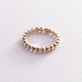 Золотое кольцо в стиле минимализм к05332 17.5