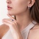 Серебряное кольцо с сапфиром и фианитами 1536/1р-HSPH