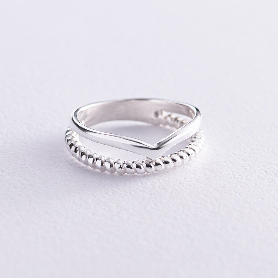 Серебряное кольцо "Эдита" 112654